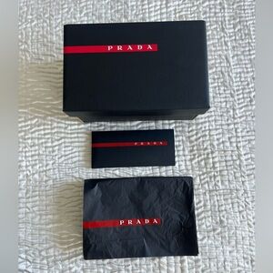 Prada Box and tissue paper Set